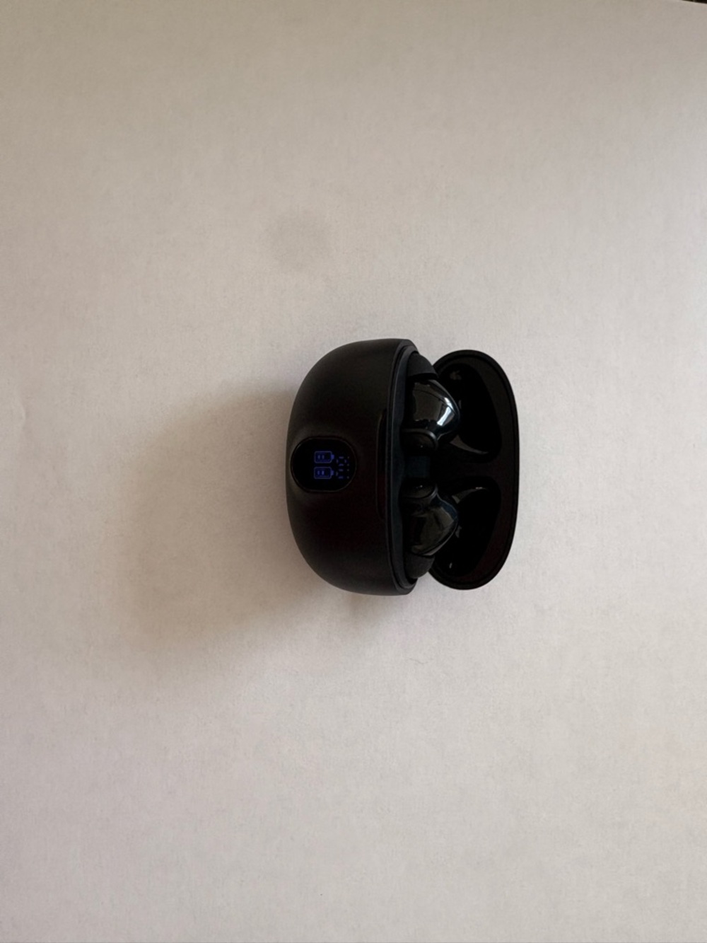 Wireless True Bluetooth Earbuds in Black with Charging Case